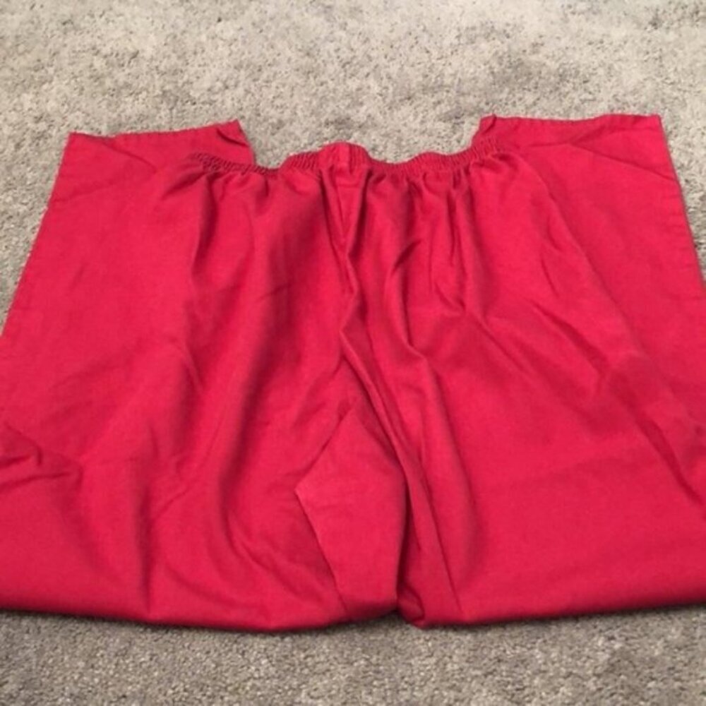 NWOT Simply Basic Medical Scrubs Pants - Raspberry - Picture 2 of 2